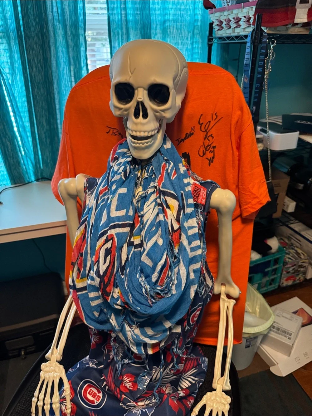 OKC Thunder Blue Infinity Scarf